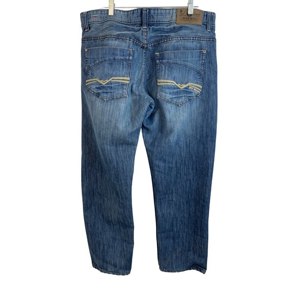 Diesel Mens Blue Denim Jeans Size 38 x 30 Button Fly Sky Brand Tag 100 Cotton - Picture 2 of 11